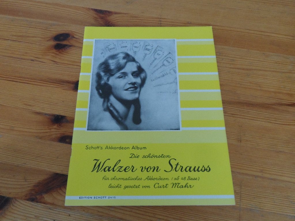 Walzer von strauss - curt mahr, Ophalen of Verzenden, Zo goed als nieuw, Artiest of Componist, Populair