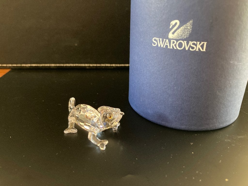 Swarovski Kameleon, Verzamelen, Ophalen of Verzenden, Zo goed als nieuw, Figuurtje