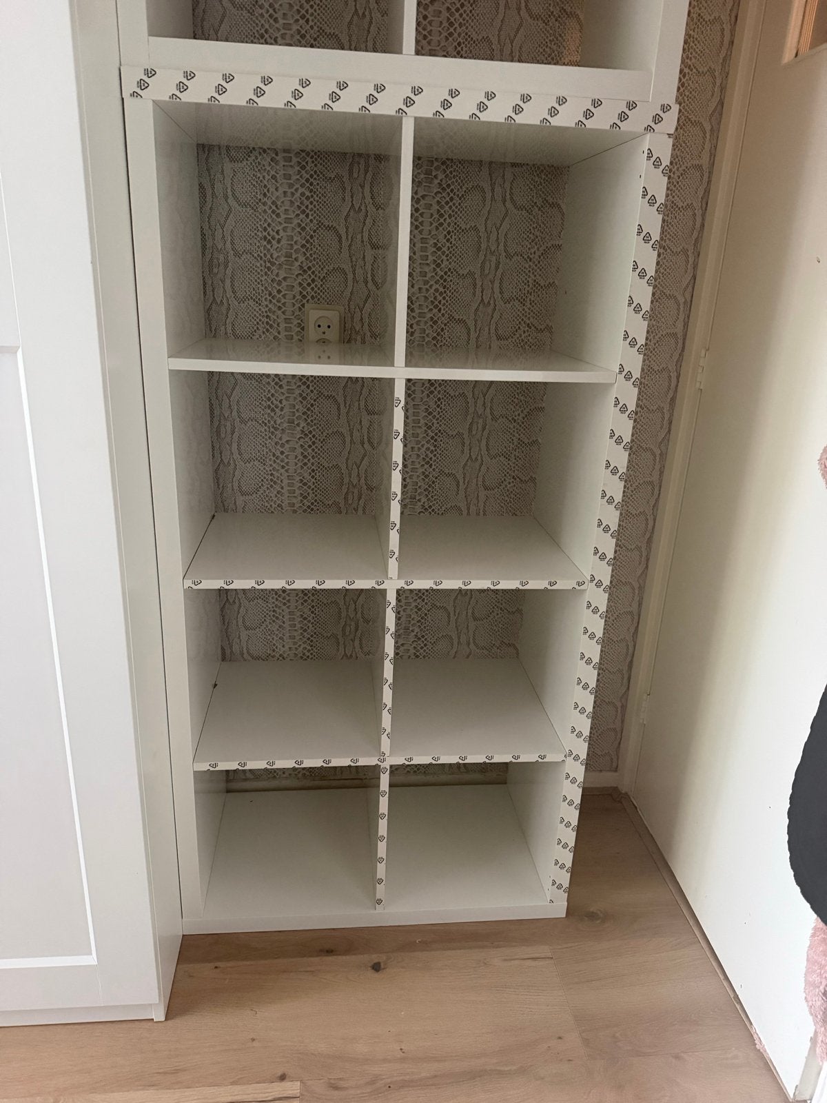 IKEA Kallax 4x2 vakkenkast wit, Ophalen, Met plank(en), Gebruikt, 100 tot 150 cm