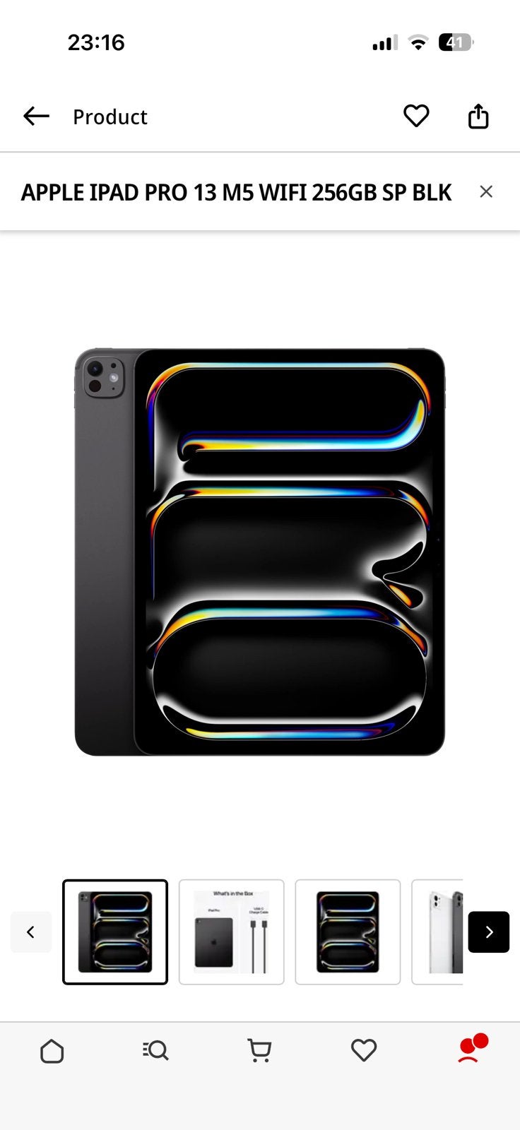 Ipad m5 pro 256gb wifi 13 inch, Ophalen, Nieuw, 10 inch, Apple iPad
