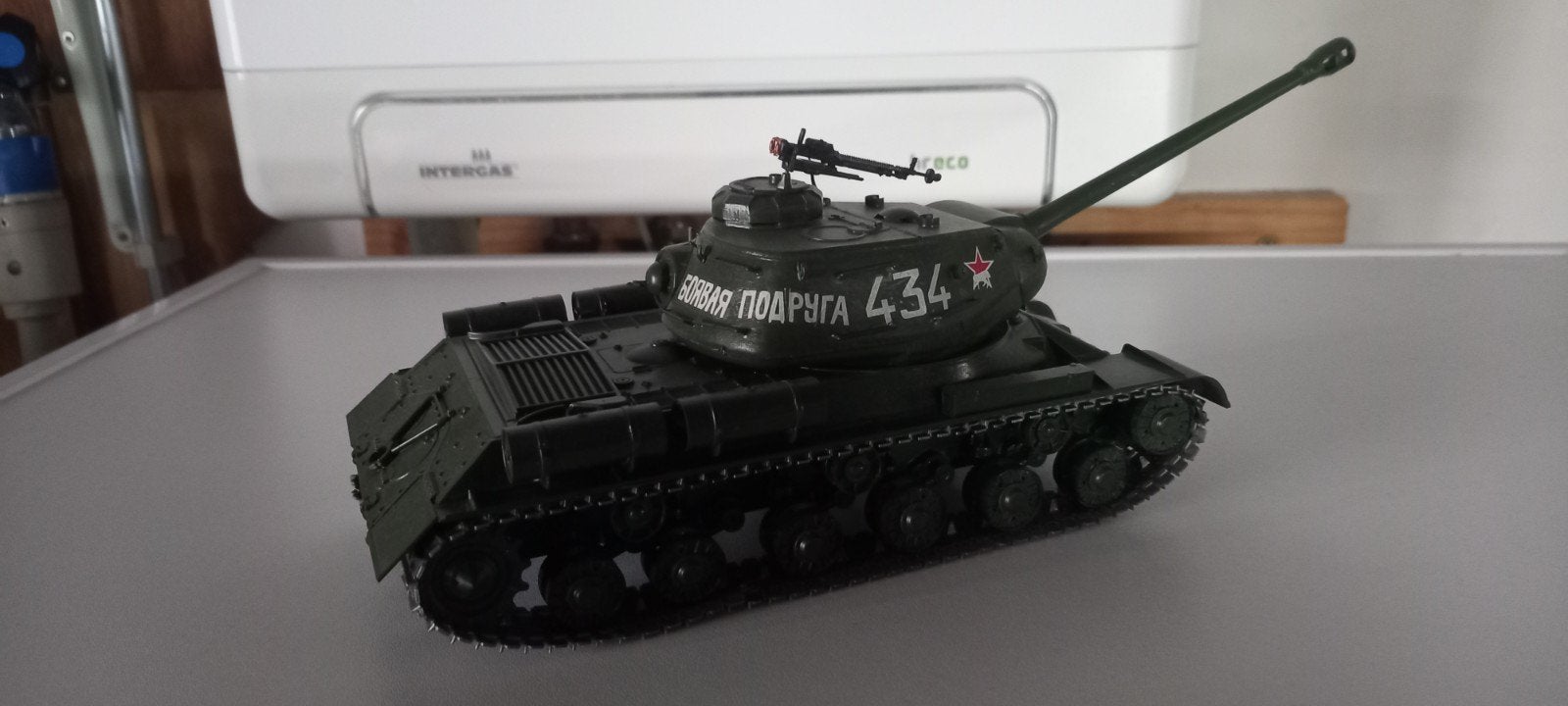 Modelbouw Tank - Sovjet IS-2 (434), Overige merken, Tank, 1:32 tot 1:50, Ophalen of Verzenden
