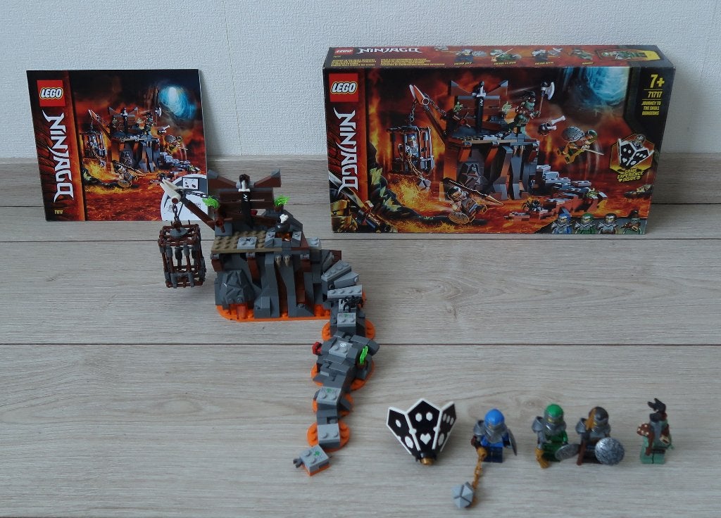 LEGO Ninjago 71717 Journey to the Skull dungeons - Compleet, Lego, Ophalen of Verzenden, Zo goed als nieuw, Compleet