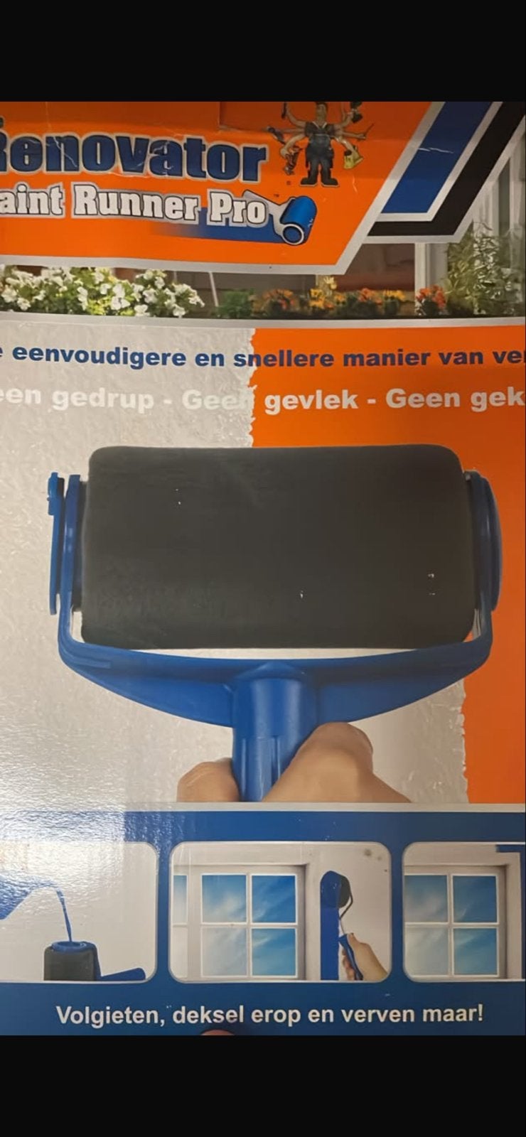 Renovator Paint Runner Pro verfroller, Doe-het-zelf en Verbouw, Schildersmaterialen, Zo goed als nieuw, Verfroller, Ophalen