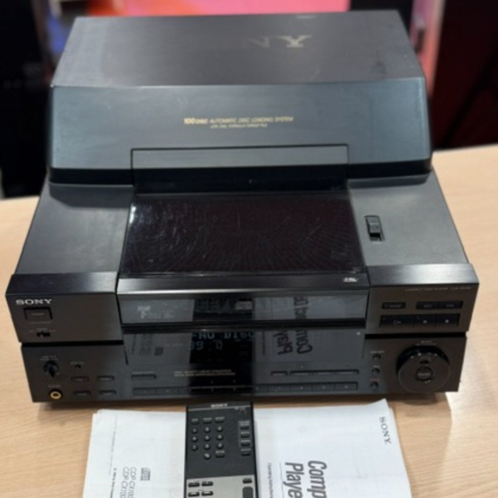 Sony cdp-cx 100 cd wisselaar met afstandbediening en boekje, Audio, Tv en Foto, Cd-spelers, Sony, Gebruikt, Support@sony.com, 1-7-1 Konan, Minato-ku
Tokyo 108-0075
Japan