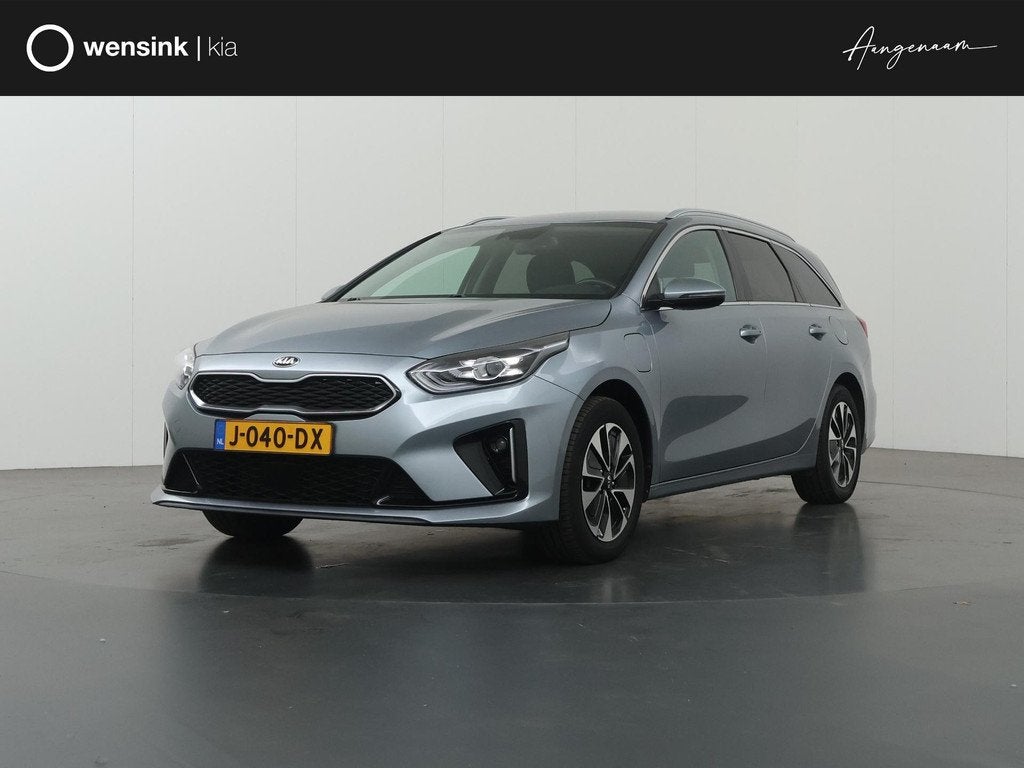 Kia Ceed Sportswagon 1.6 GDI PHEV DynamicPlusLine | Trekhaak, Auto's, Gebruikt, Leder en Stof, 1508 kg, Zilver of Grijs