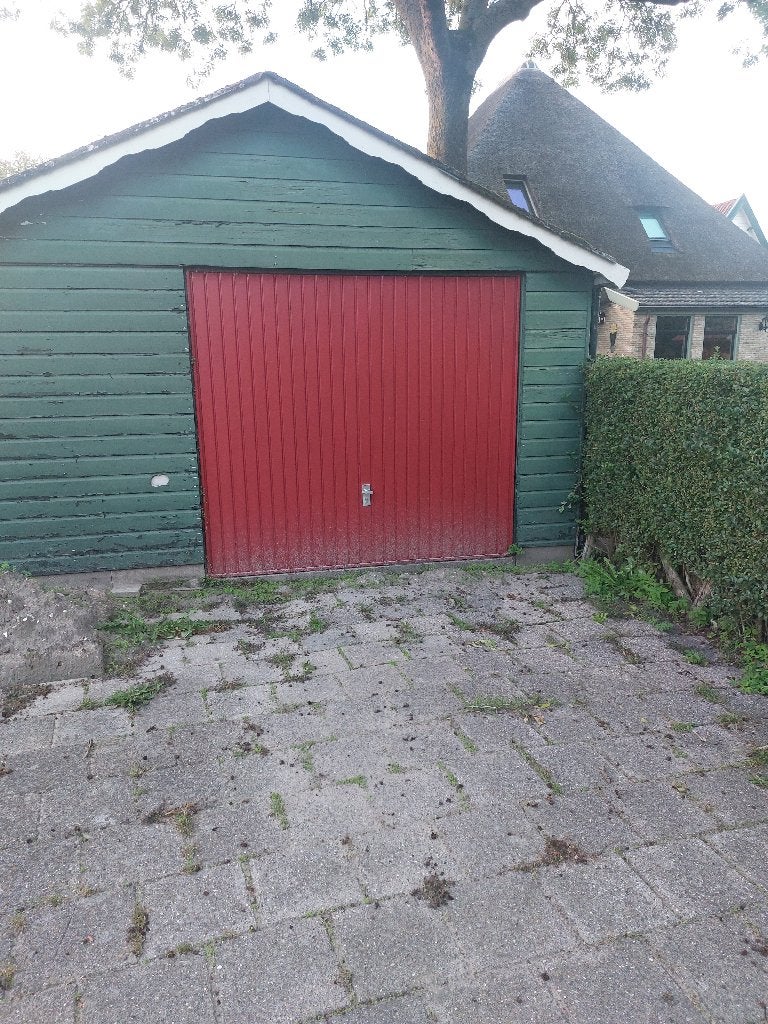 Garagedeur – kanteldeur, Ophalen, Gebruikt, 120 cm of meer, Garagedeur