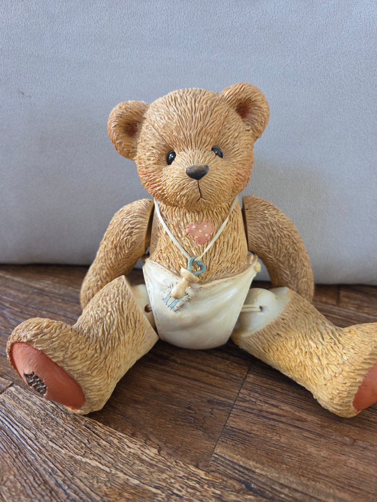 Vintage Muziekdoos Beertje in Luier - Decoratief, Gebruikt, Overige merken, Met geluid, Overige karakters