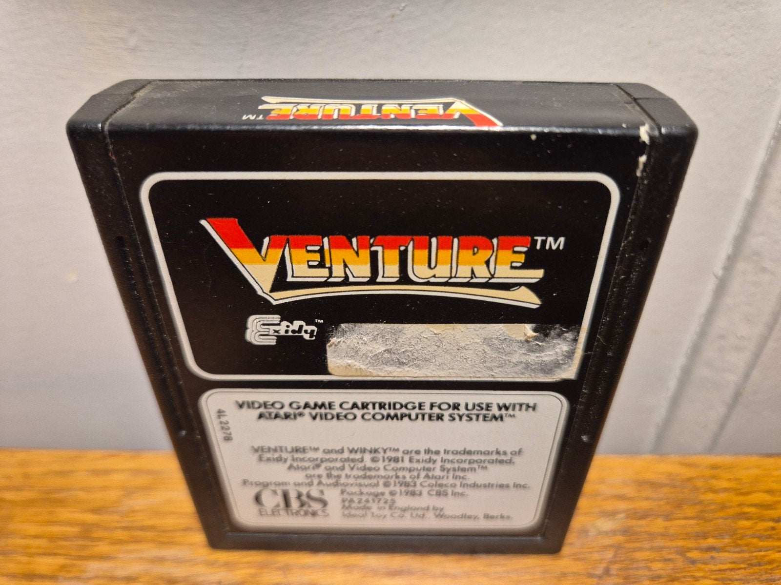 Venture Atari 2600, Avontuur en Actie, 1 speler, Ophalen of Verzenden, Zo goed als nieuw