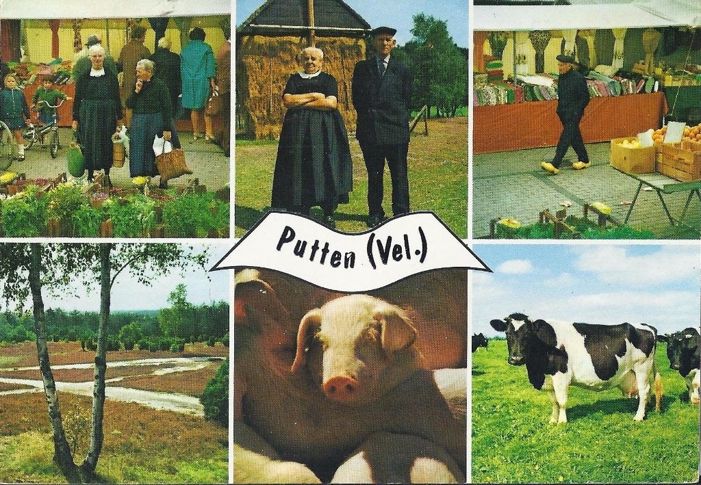 K647 Gelopen ansichtkaart putten, Ophalen of Verzenden, 1980 tot heden, Gelopen, Gelderland