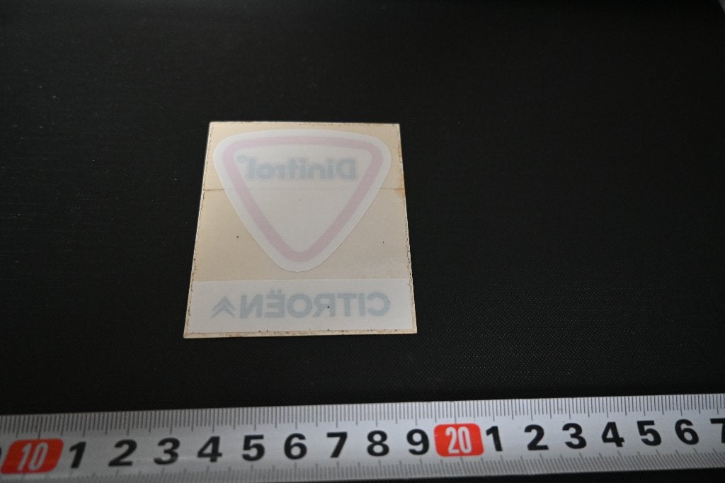 sticker Raamsticker DINITROL  CITROËN, Ophalen of Verzenden, Zo goed als nieuw