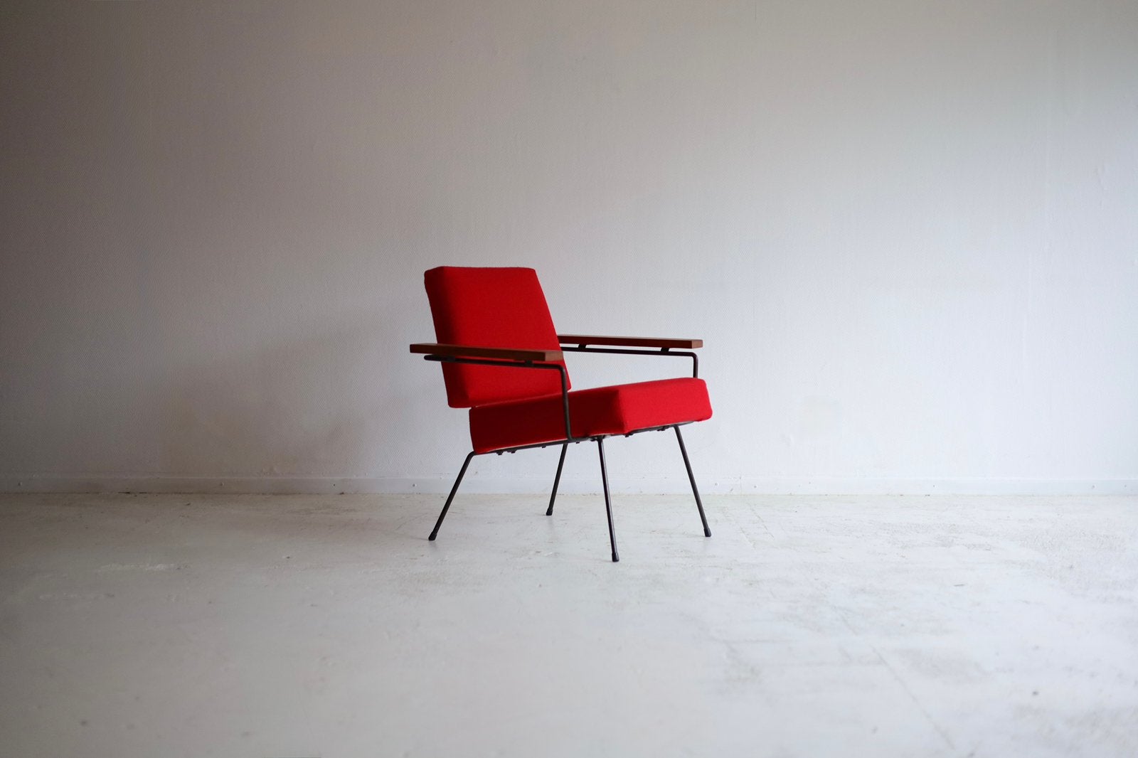 Fauteuil Rudolf Wolf, Elsrijk vintage dutch design, Ophalen, Hout, Minder dan 75 cm, Design