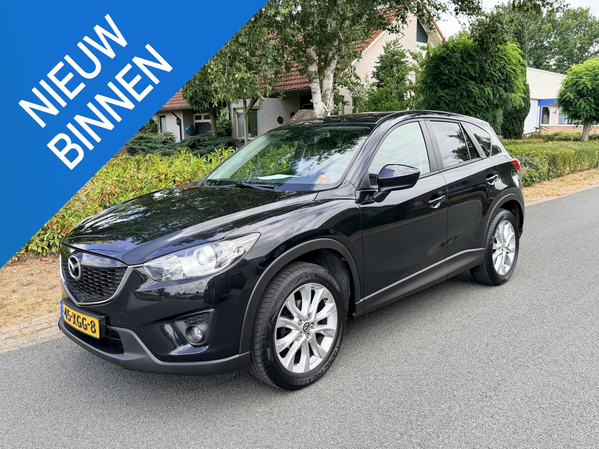 Mazda CX-5 2.0 16V 165PK 2WD Xenon•Nav•Trekhaak, Auto's, Voorwielaandrijving, Euro 5, Zwart, 4 cilinders