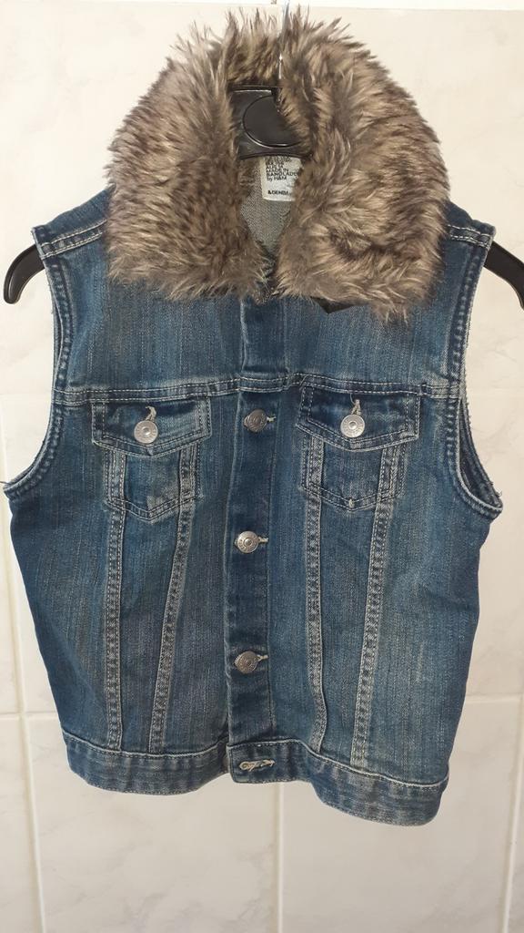 H&M spijker gilet maat 158, Ophalen, Zo goed als nieuw, Meisje