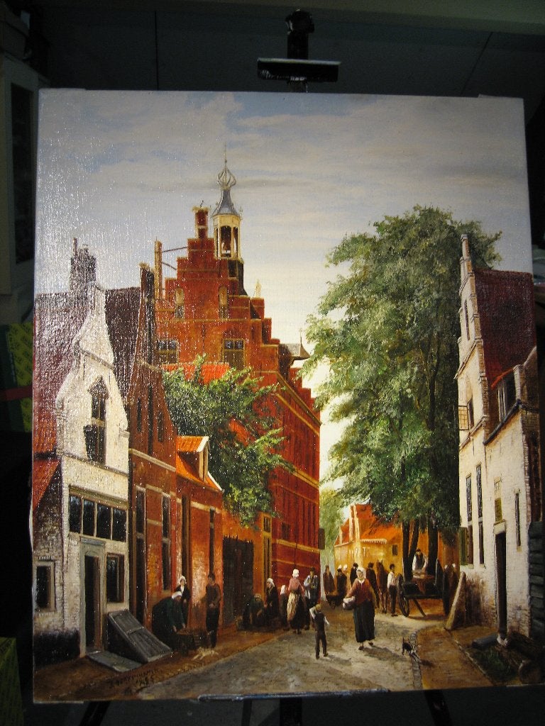 schilderij, Ophalen