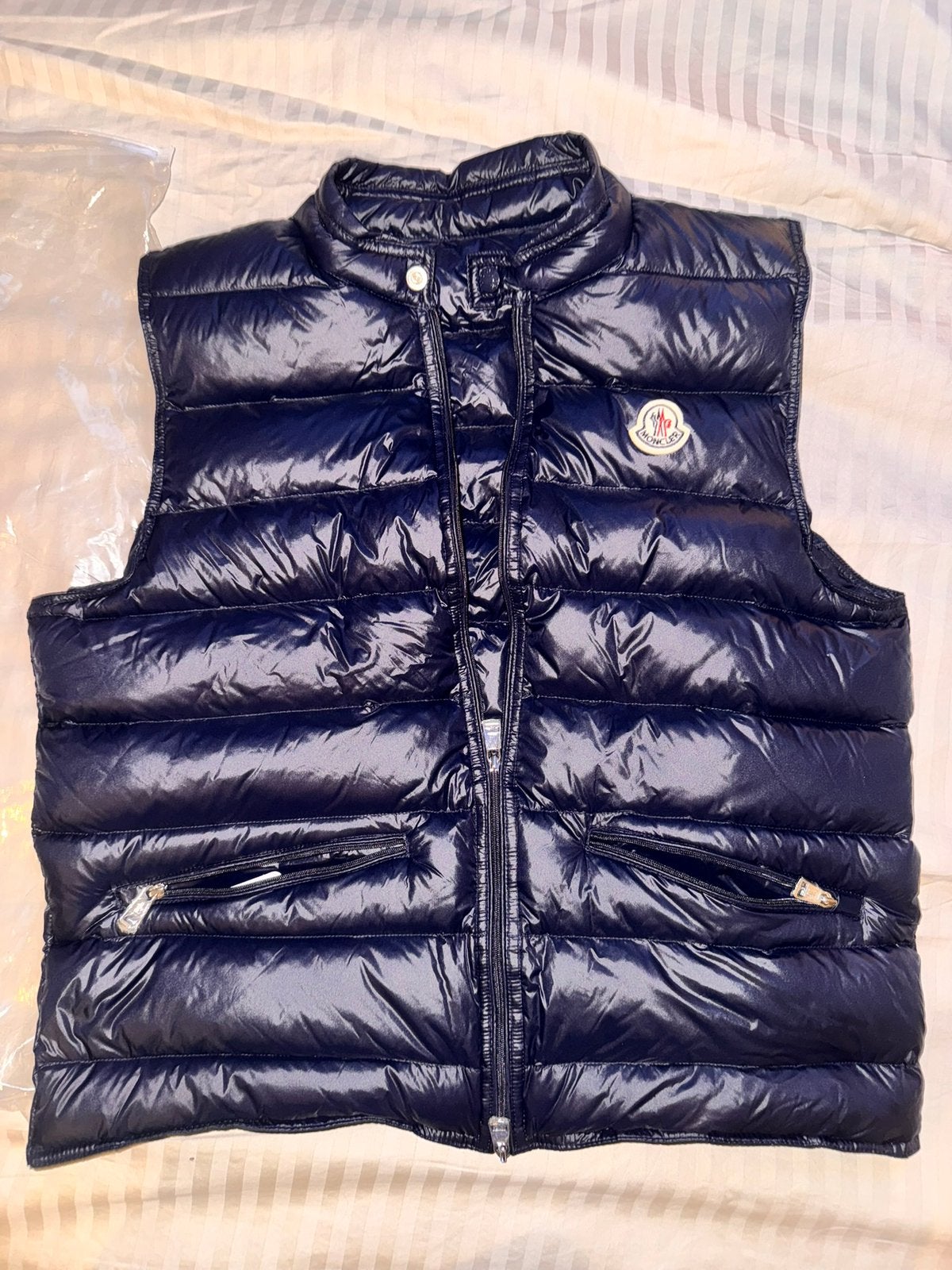 Moncler Bodywarmer nieuw, Verzenden, Nieuw, Maat 52/54 (L), Blauw
