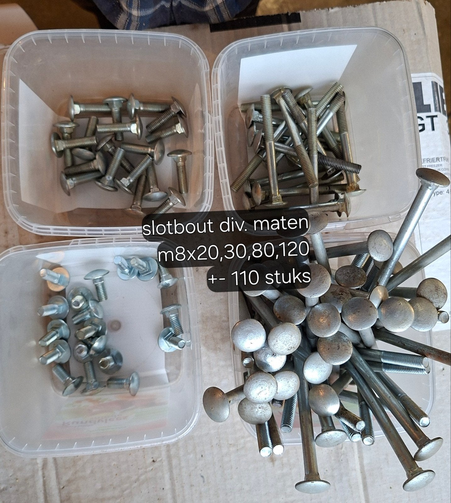 Slotbouten, Ophalen