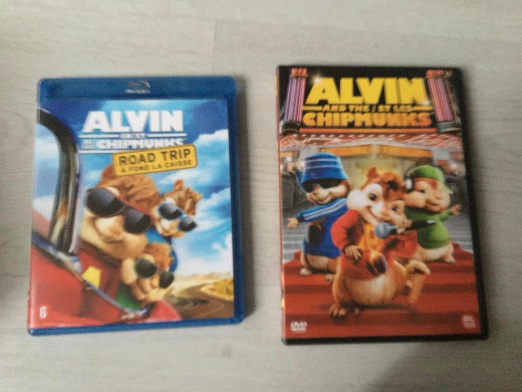 Alvin en de Chipmunks: Road Trip & De Film (Blu-ray/DVD), Alle leeftijden, Ophalen of Verzenden, Zo goed als nieuw, Komedie