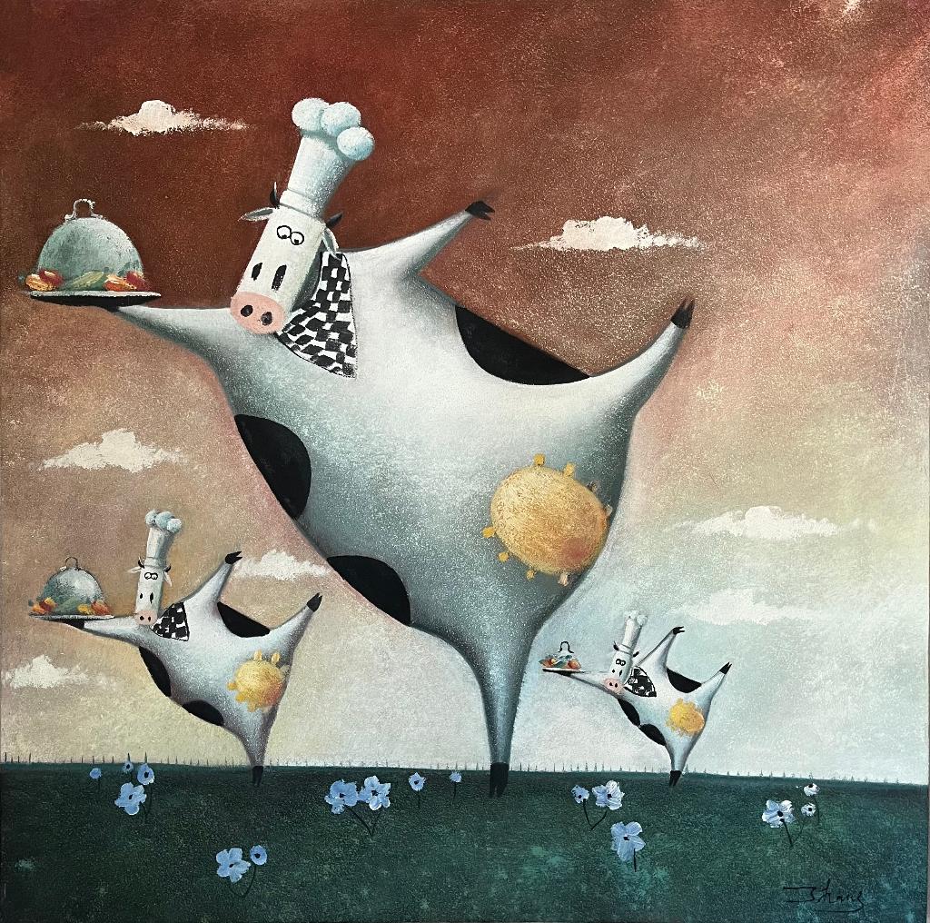 schilderij, Ophalen, Zo goed als nieuw, Schilderij, 75 tot 100 cm
