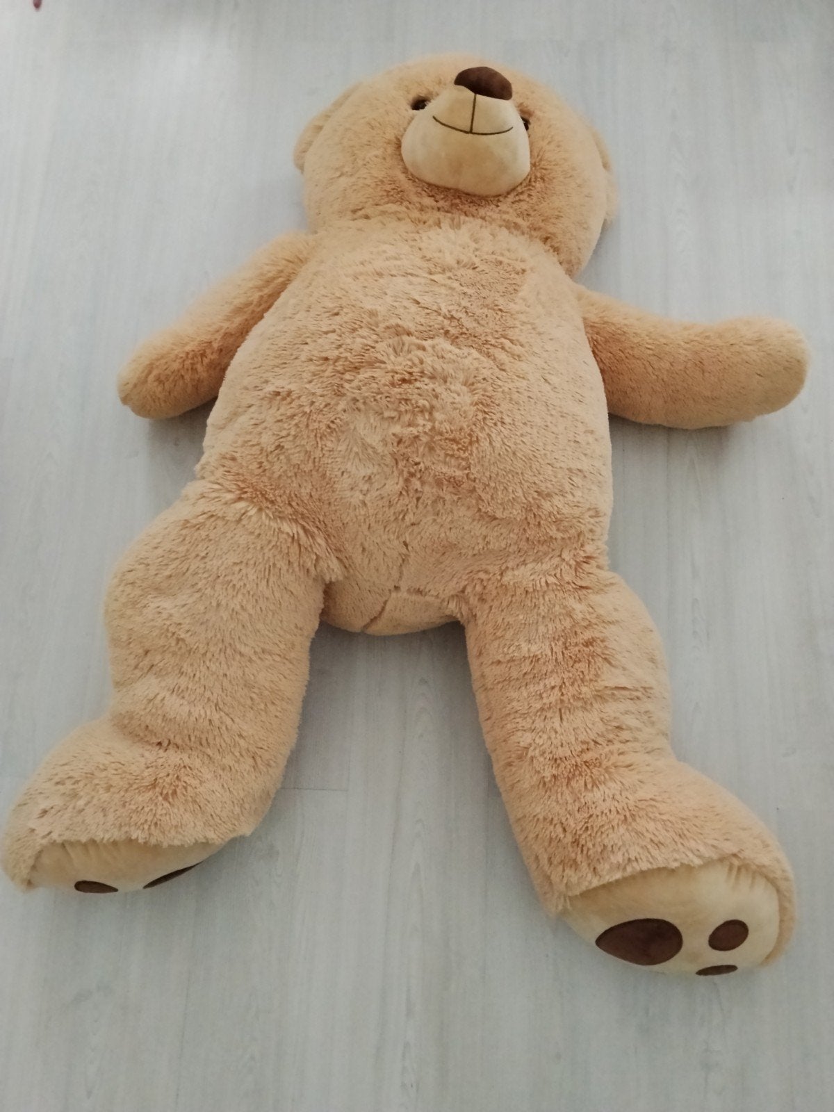 🚨MOET NU WEG! Grote knuffelbeer - Zo goed als nieuw 130cm🚨, Kinderen en Baby's, Speelgoed | Knuffels en Pluche, Ophalen, Beer