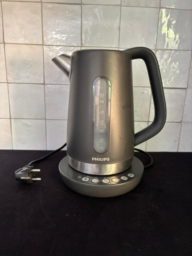 Philips Waterkoker met Temperatuurregelaar, Witgoed en Apparatuur, 1 tot 2 liter, Ophalen, Gebruikt