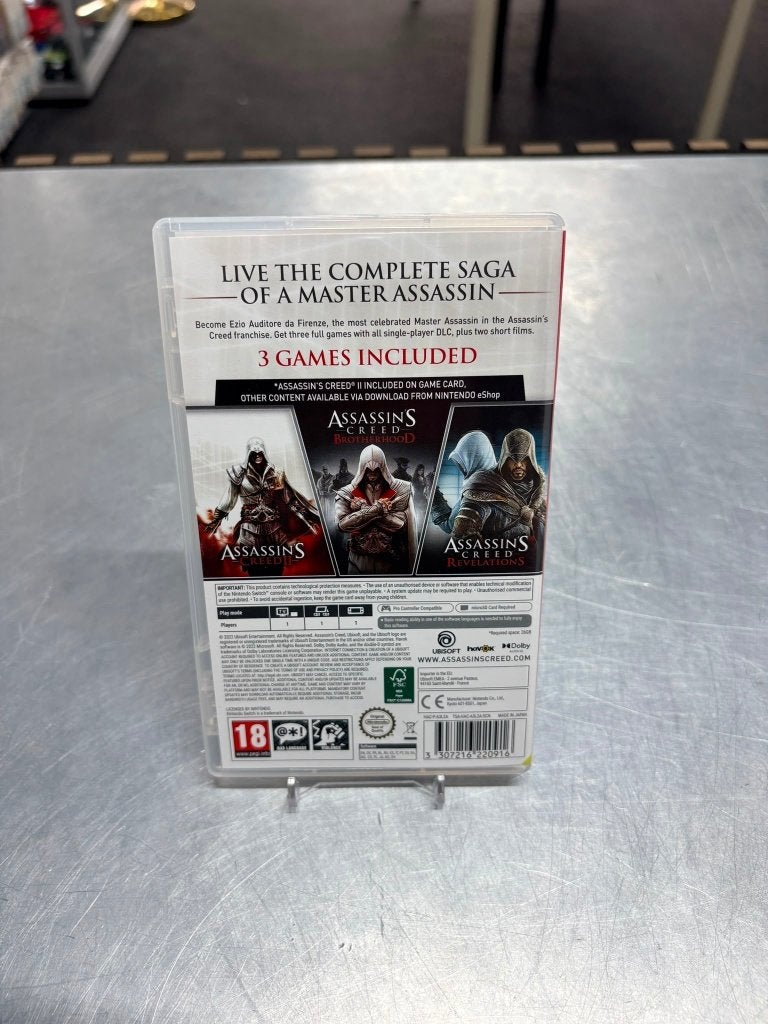 Nintendo Switch 2 Game Assassin'S Creed The Ezio Collection, Avontuur en Actie, Vanaf 18 jaar, ., 1 speler