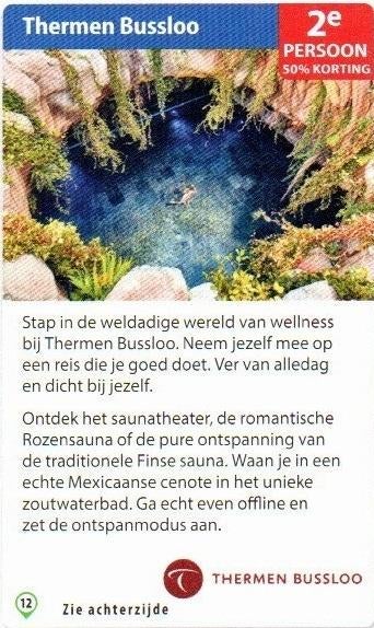 VoordeelBon Thermen Bussloo (KortingsBon), Tickets en Kaartjes, Drie personen of meer, Kortingsbon, Spa of Sauna