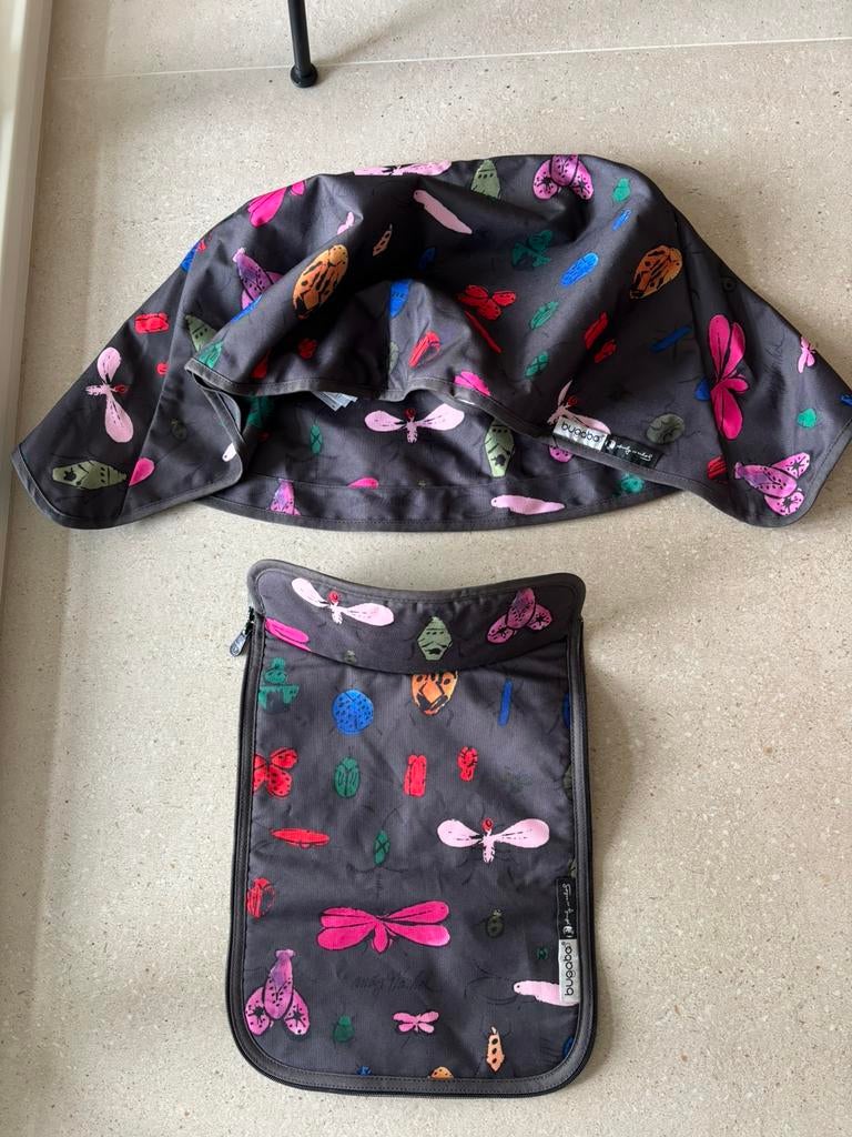 Bugaboo zonnekap en wiegdekje Andy Warhol, Ophalen of Verzenden, Zo goed als nieuw