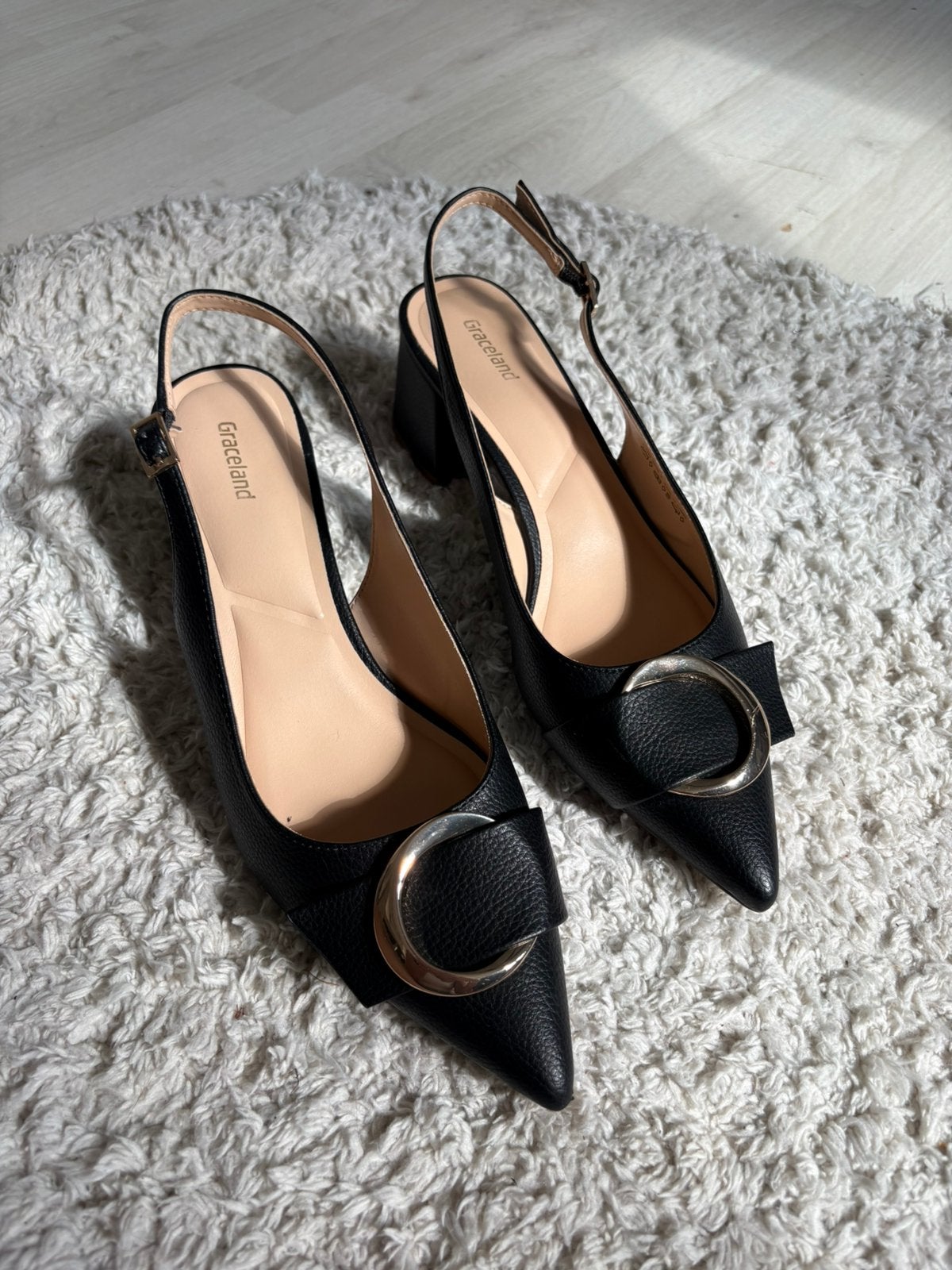 Hakken maat 41, Kleding | Dames, Schoenen, Ophalen, Zo goed als nieuw, Zwart