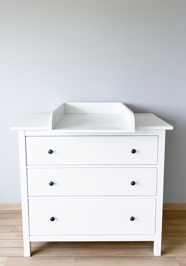 Aankleedopzet voor IKEA Hemnes commode 108x96 cm, Gebruikt, 50 tot 70 cm, 100 cm of meer, Opstaande rand