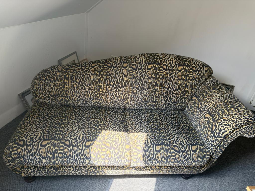 Mooie sofa panterprint, Ophalen, Zo goed als nieuw