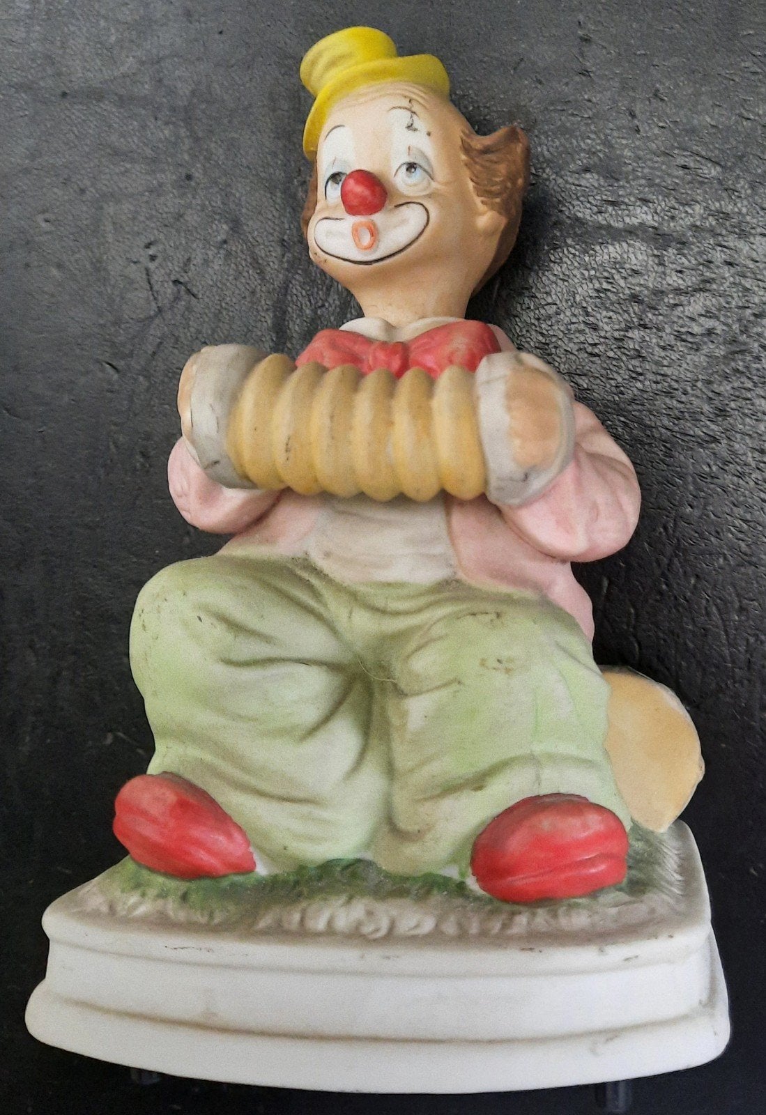 Vintage Porseleinen Clown Speeldoos, Ophalen of Verzenden, Zo goed als nieuw, Mens