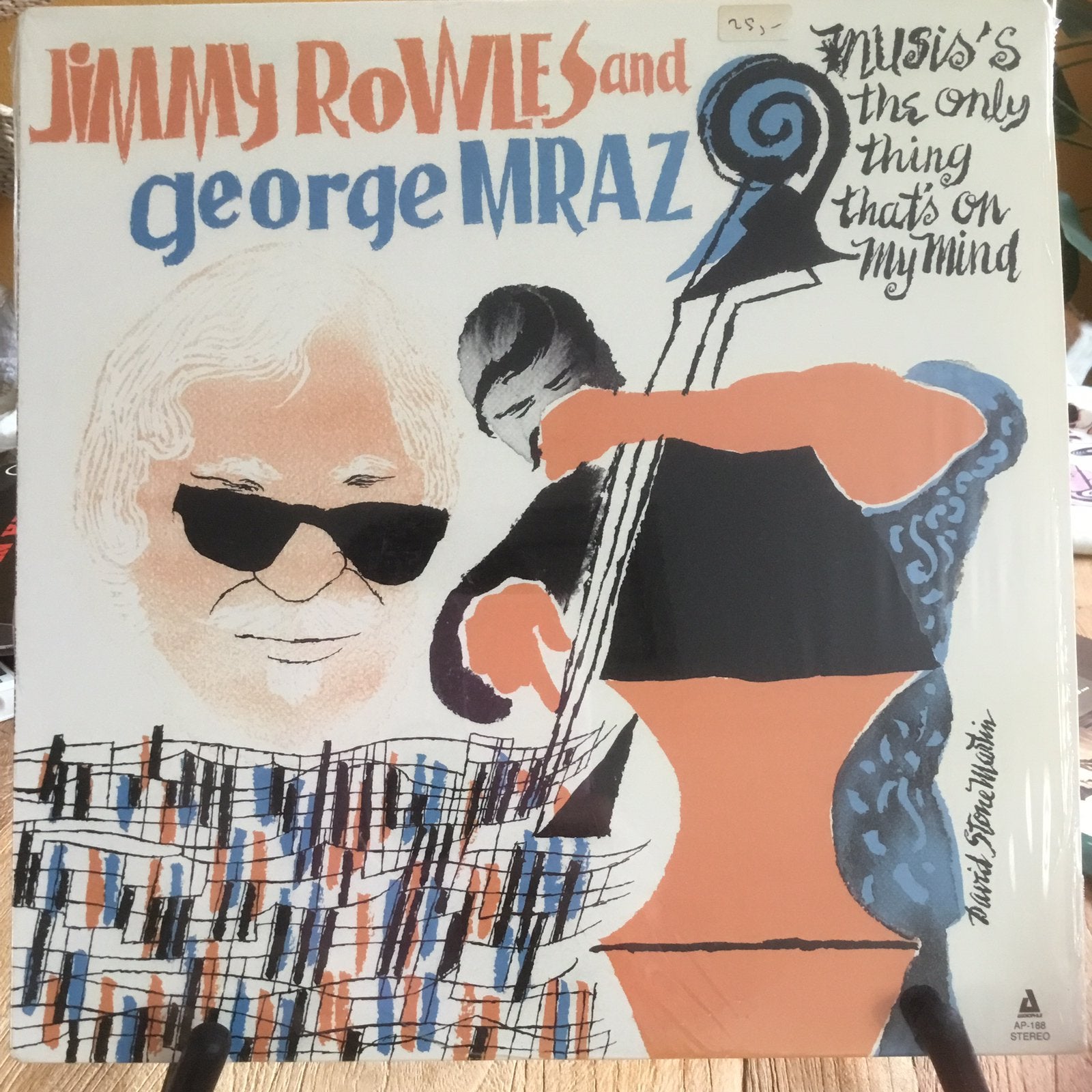 Jimmy Rowles & George Mraz, 1960 tot 1980, Ophalen of Verzenden, Zo goed als nieuw, 12 inch