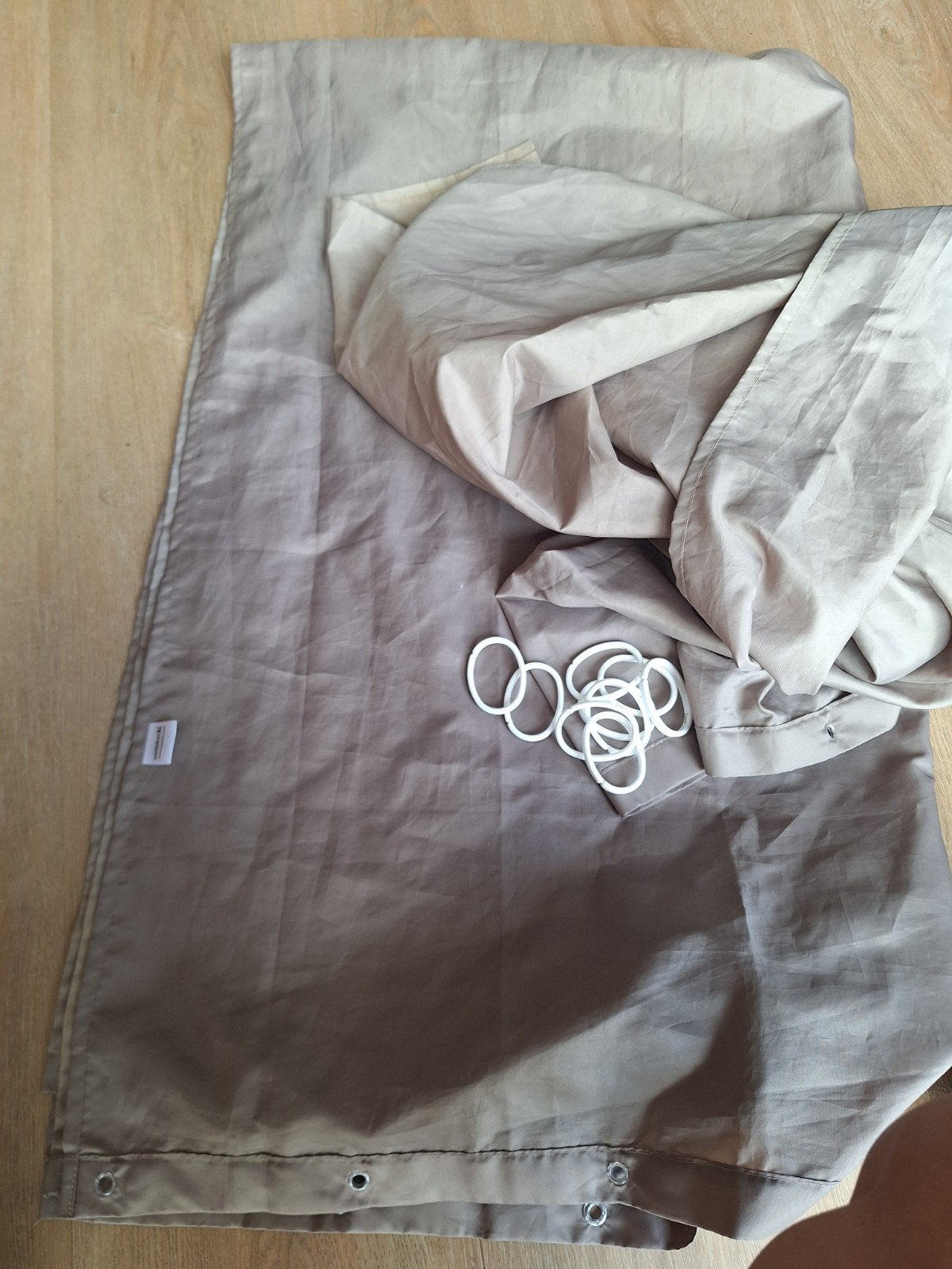 2x Sealskin Douchegordijn Madeira 120x 200cm, Ophalen, Zo goed als nieuw