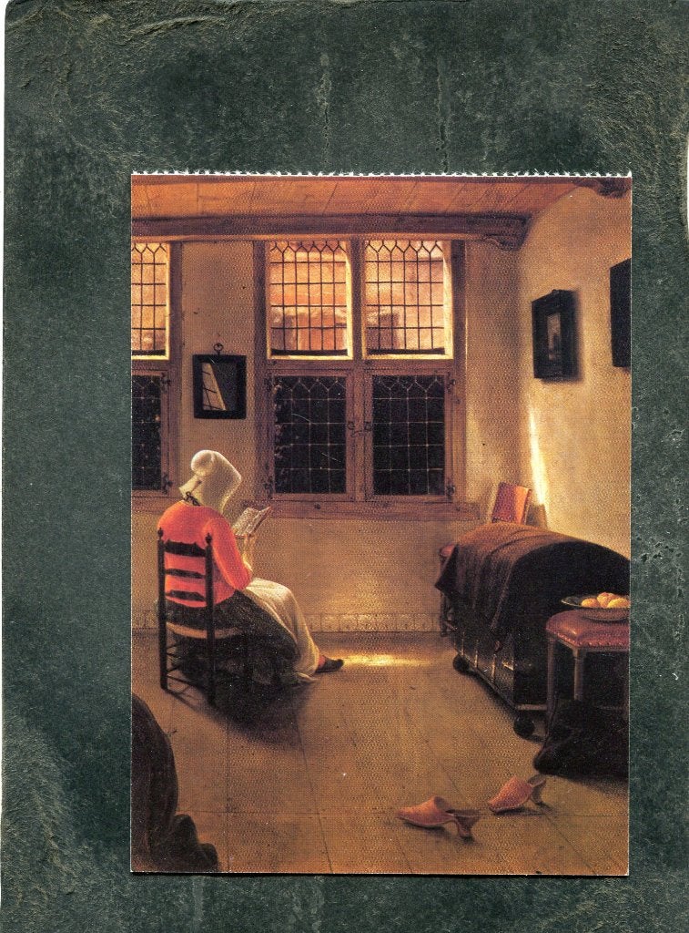 Ansicht Pieter Janssens - De lezende vrouw, Verzenden, 1980 tot heden, Ongelopen, Overige thema's