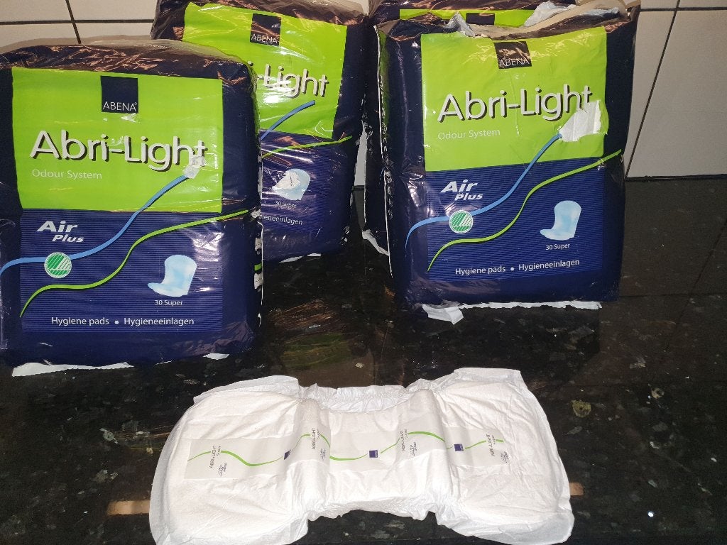 120 stuks Abena Abri-Light incontinentie inleggers mt: super, Ophalen of Verzenden, Nieuw