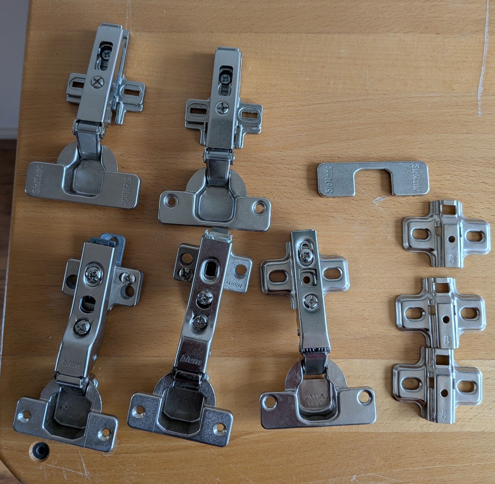 Blum en SieMatic scharnieren en montageplaten, Ophalen of Verzenden