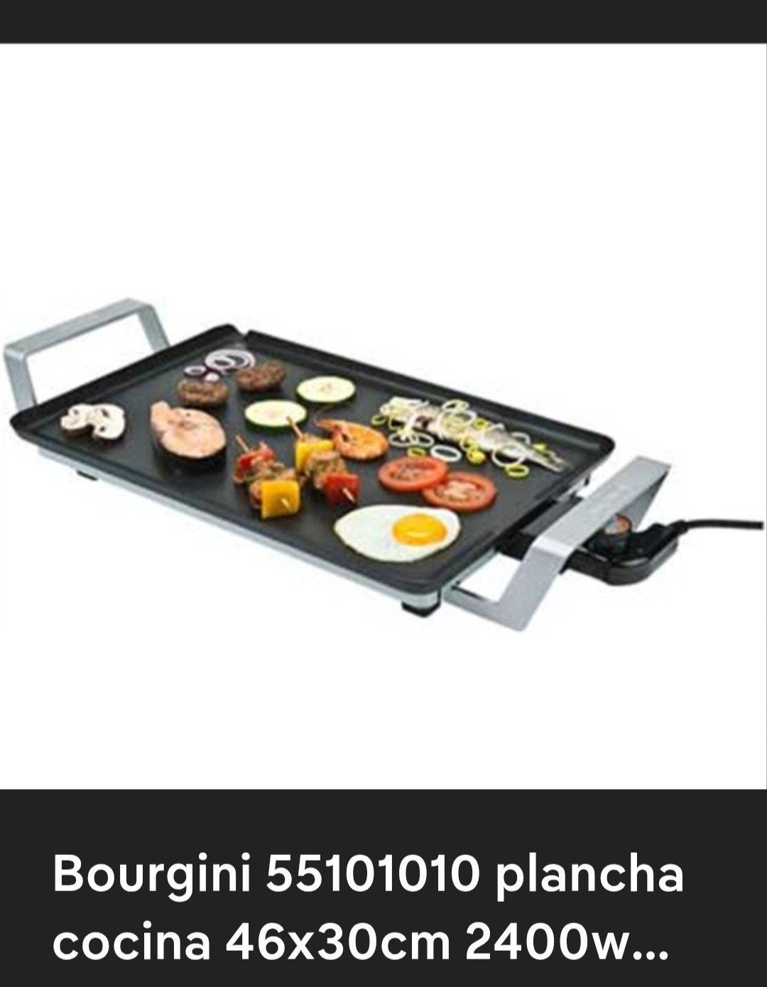 Bourgini multi plate Deluxe, Ophalen of Verzenden, Gebruikt, Tafelgrill