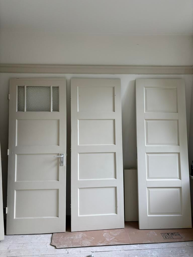 Interior doors Amsterdam, Doe-het-zelf en Verbouw, Deuren en Horren, Ophalen, Gebruikt, Binnendeur, 200 tot 215 cm