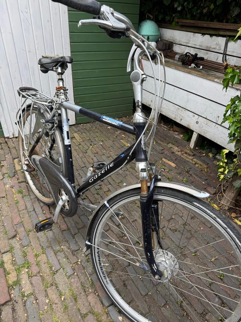 Gazelle Davos herenfiets - gebruikt, Ophalen, Gebruikt, Versnellingen, 65 cm of meer