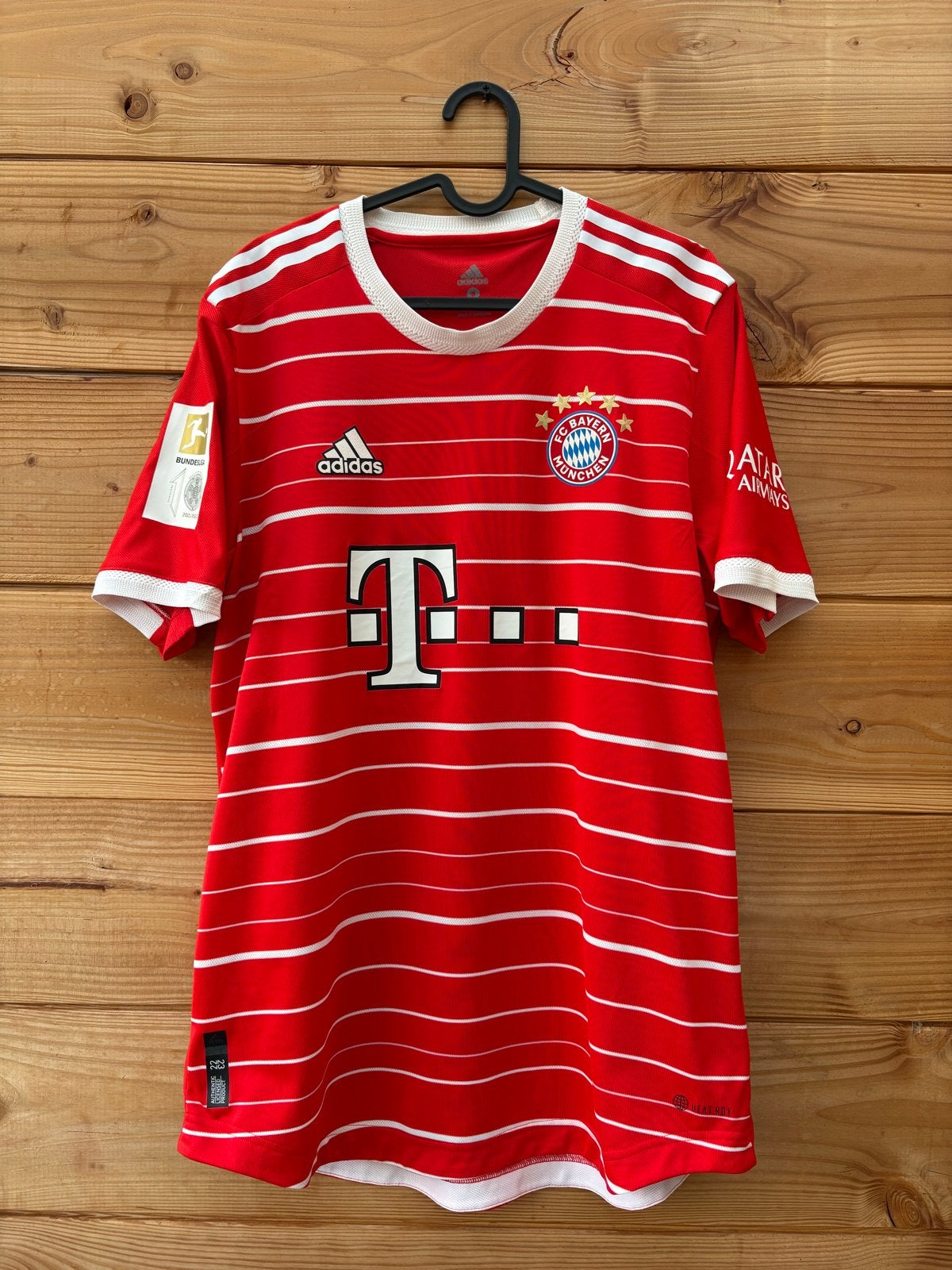 Matchworn FC Bayern München De Ligt Thuisshirt, Maat M, Ophalen of Verzenden, Gebruikt, Shirt