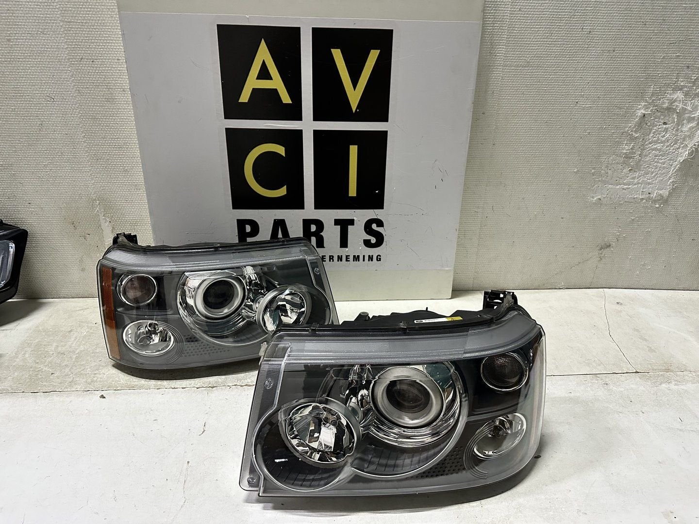 Koplamp Set Range Rover Sport L320 Xenon Links Rechts Compl., -, -, Ophalen of Verzenden, -