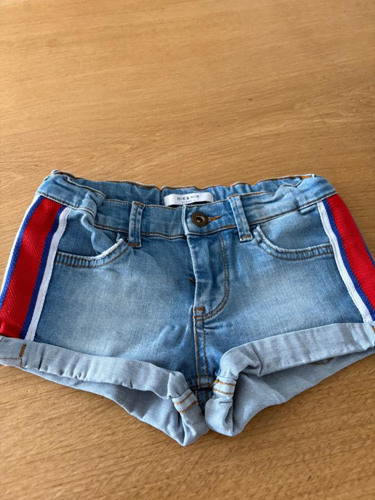 Korte broek van nik nik, maat 122, Ophalen of Verzenden, Zo goed als nieuw, Meisje, Broek