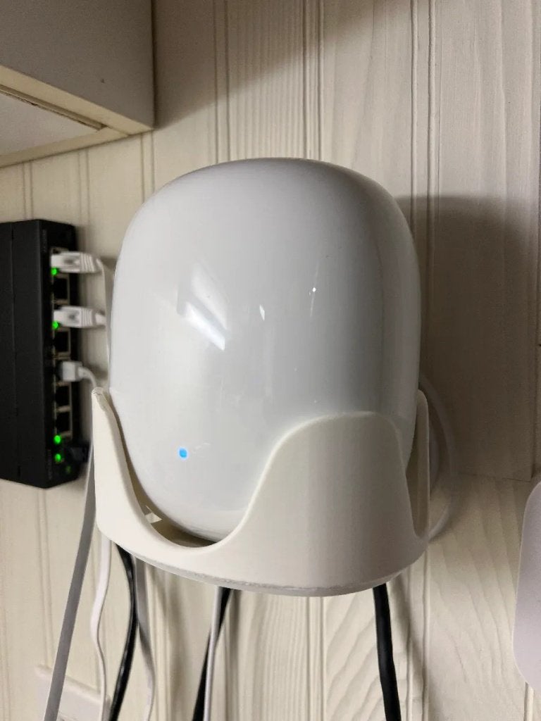 Google Nest WiFi Pro Muurbeugel | Zwart/Wit, Computers en Software, Routers en Modems, Ophalen of Verzenden, Nieuw, Router, Google