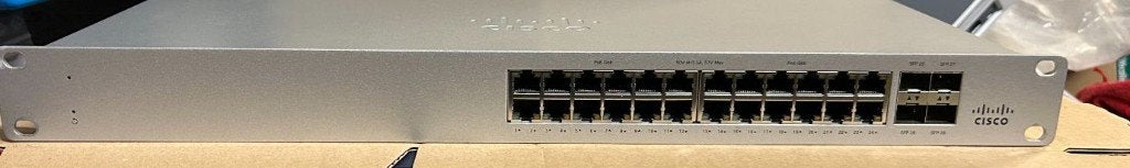 ☎️ Cisco Meraki MS120/24P Gigabit Switch MS120 24P ☎️, Computers en Software, Ophalen of Verzenden, Refurbished