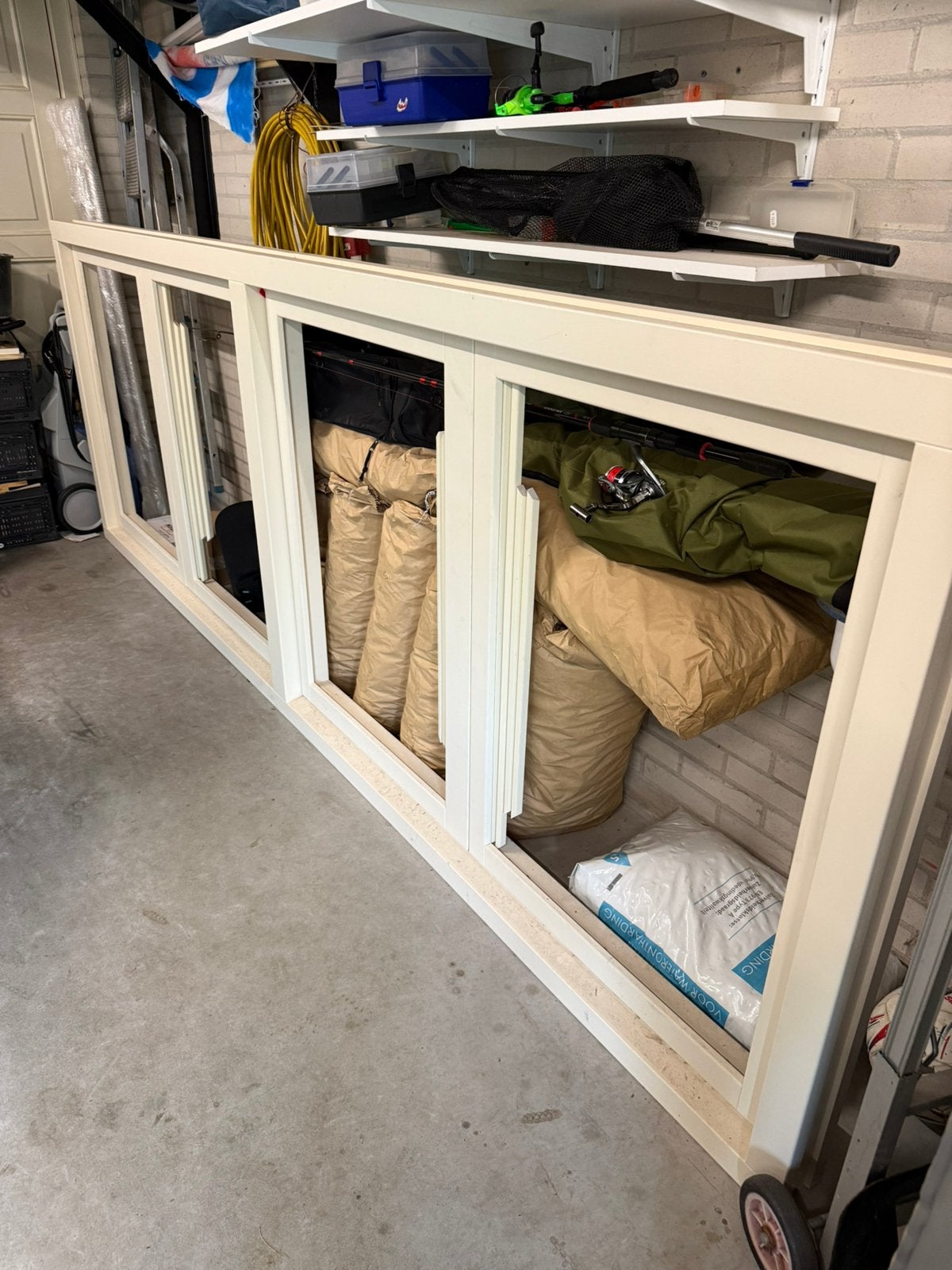 Te koop nieuw hardhouten kozijn, Ophalen, Nieuw, Inclusief glas, 75 tot 150 cm