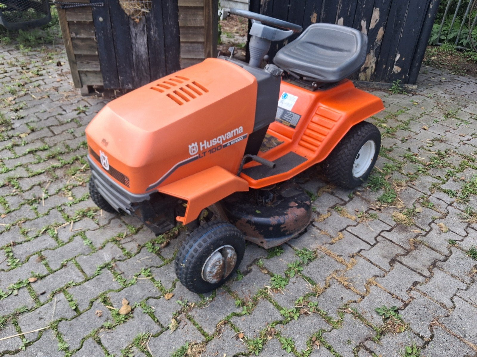 Husqvarna zitmaaier, Ophalen, Gebruikt, Husqvarna