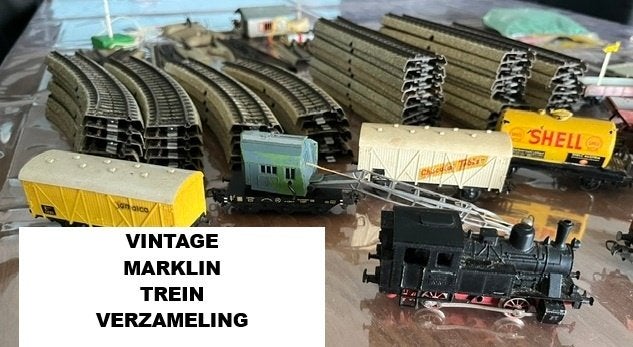 VINTAGE Marklin transformator, rails, wagons en locomotief, Wisselstroom, Ophalen of Verzenden, Analoog, Märklin