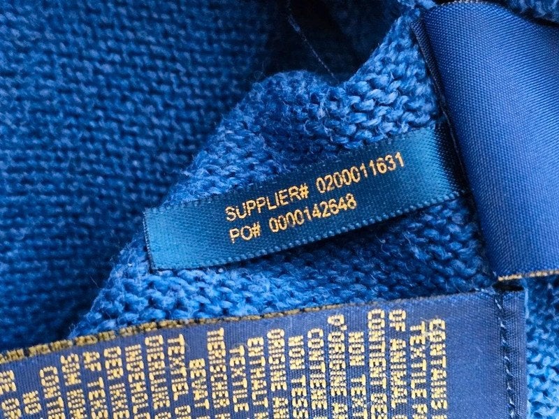Ralph Lauren Knit Pullover Zipper maat S, Maat 46 (S) of kleiner, Verzenden, Blauw, Polo Ralph Lauren