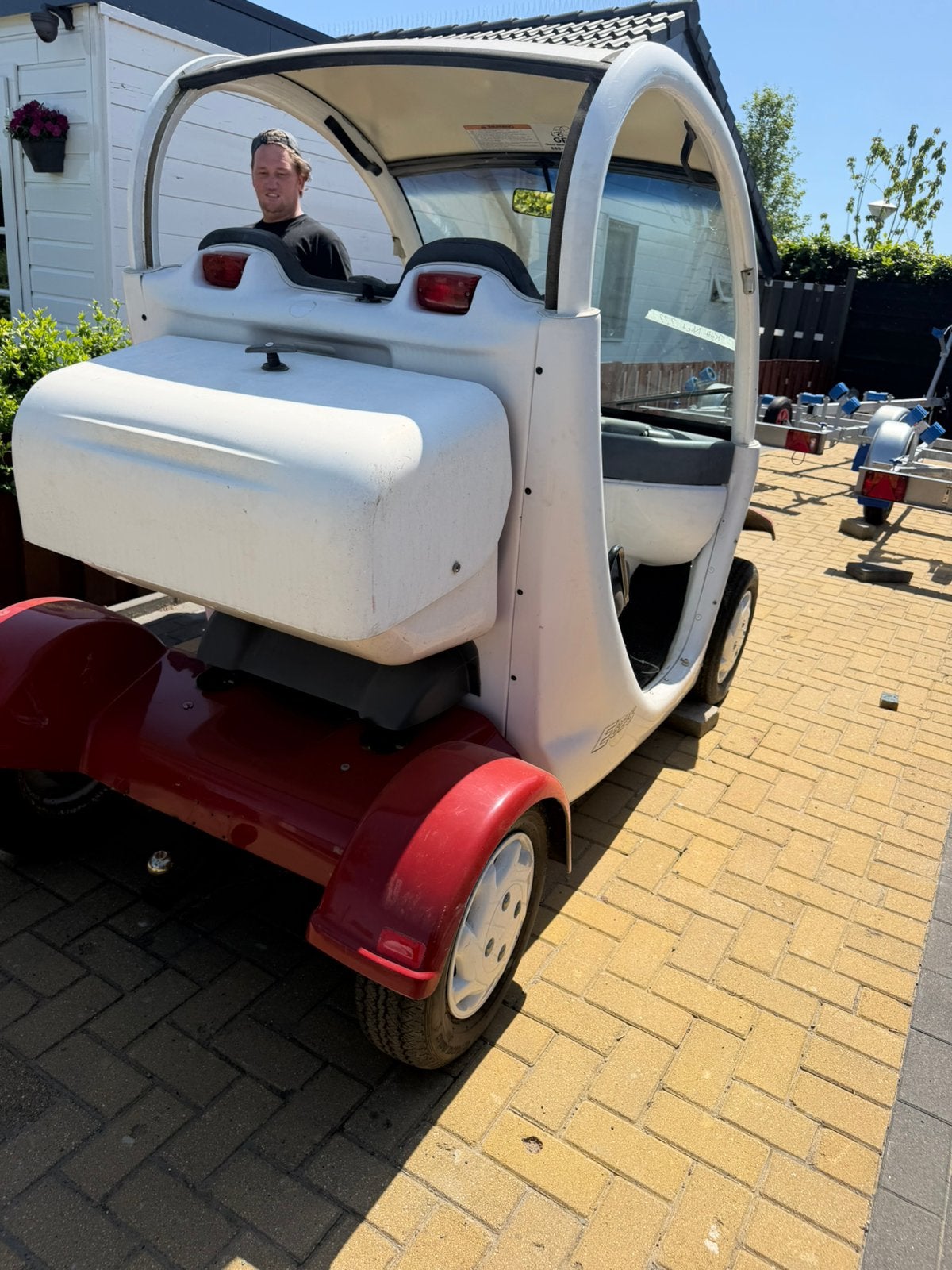 Elektrische golfkar 72V loopt niet accus vervangen zo mee, Ophalen, Zo goed als nieuw