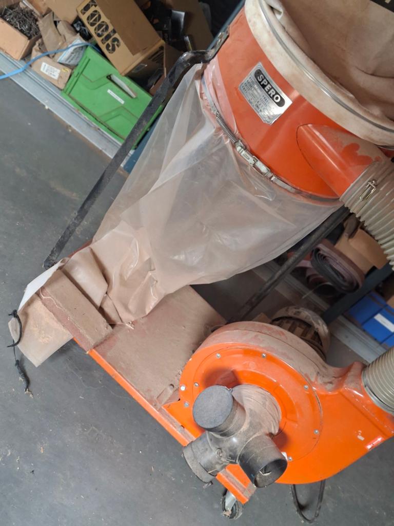 Spero Afzuiger 380V - Krachtige Industriële Afzuiging, Doe-het-zelf en Verbouw, Ventilatie en Afzuiging, Ophalen, Gebruikt, Afzuiger